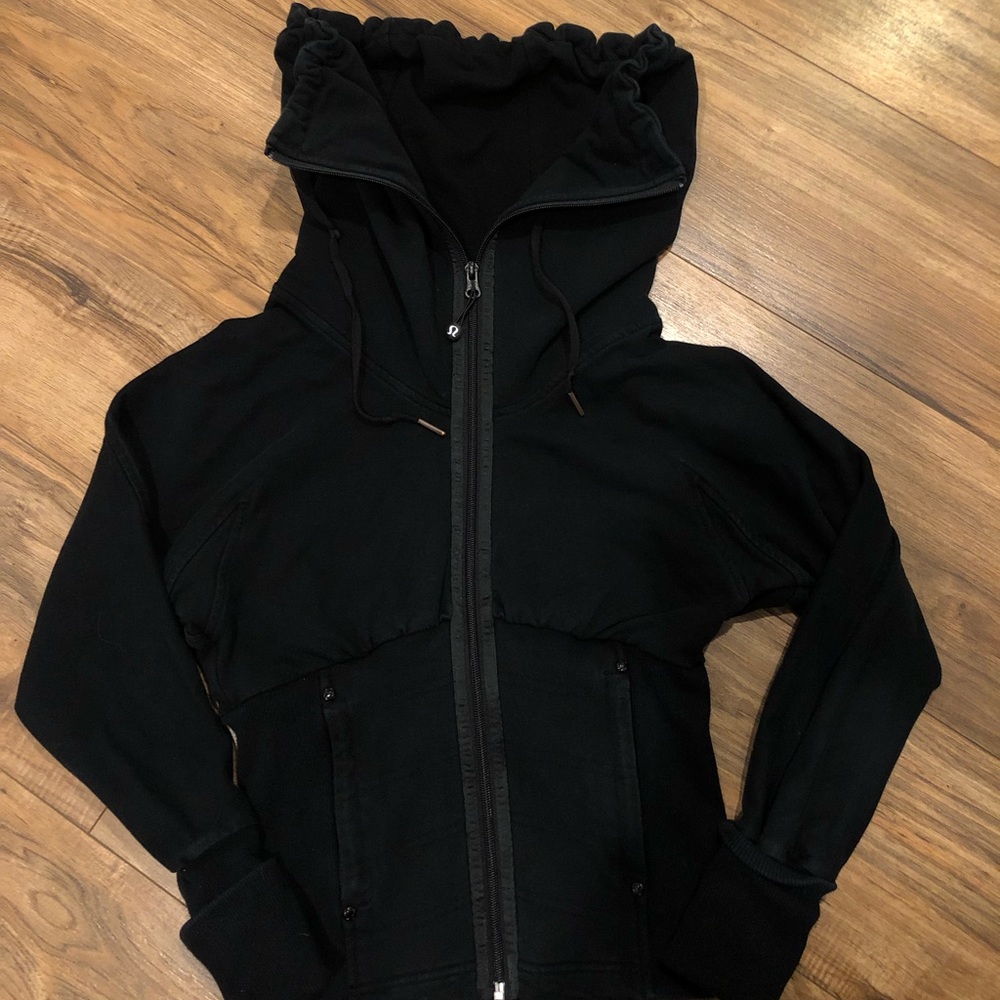LULULEMON waist Fitted Full Zip up Sweater Sz S